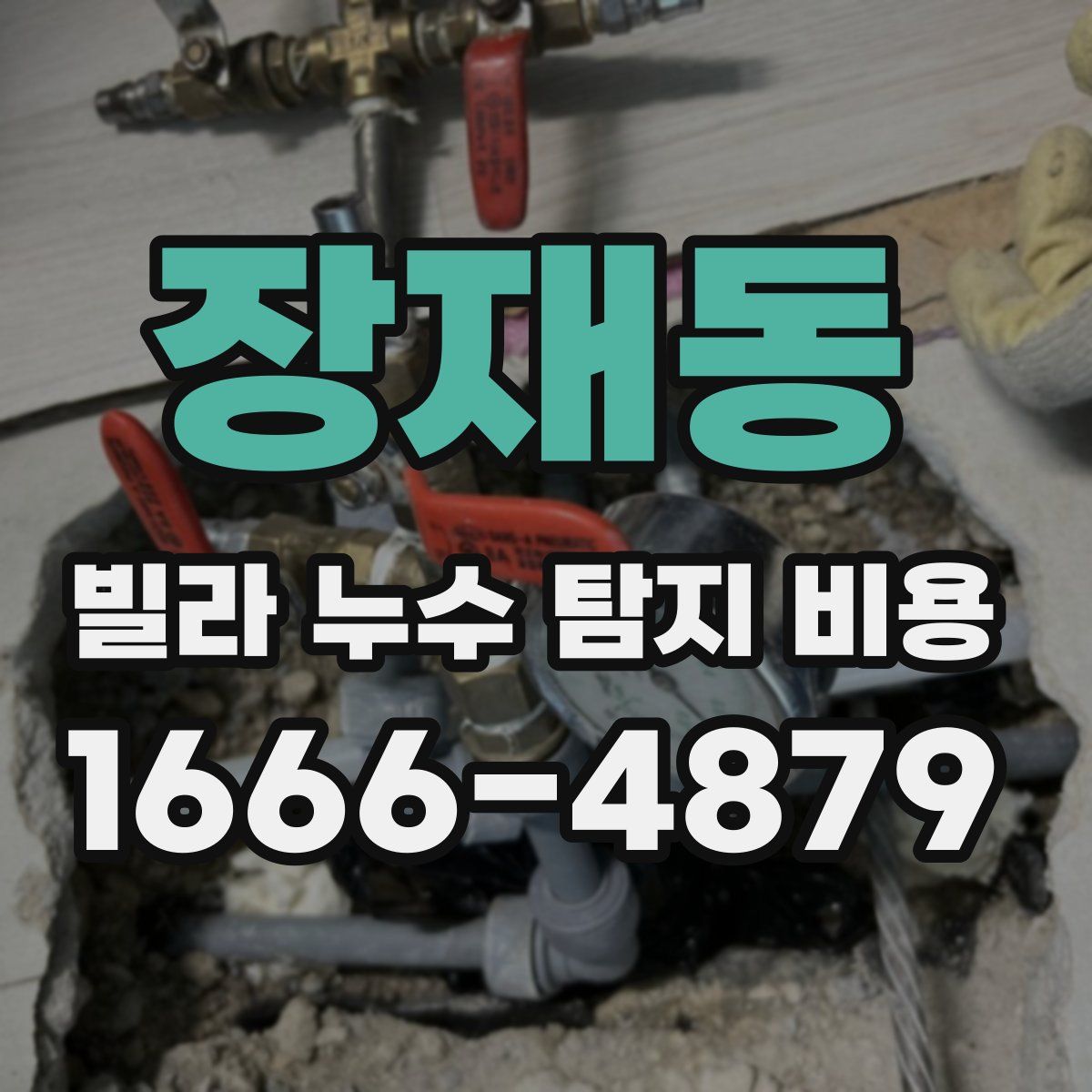 장재동 빌라 누수 탐지 비용
