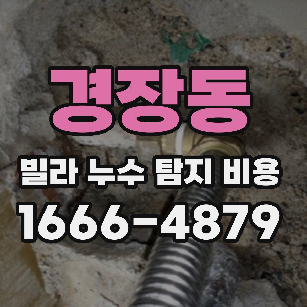 경장동 빌라 누수 탐지 비용