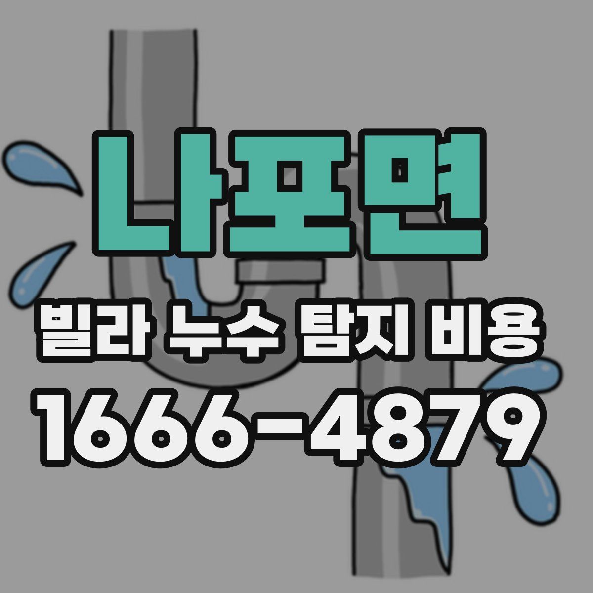 나포면 빌라 누수 탐지 비용