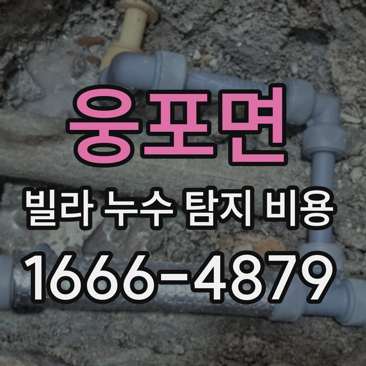 웅포면 빌라 누수 탐지 비용