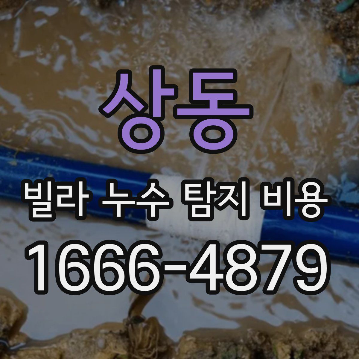 상동 빌라 누수 탐지 비용