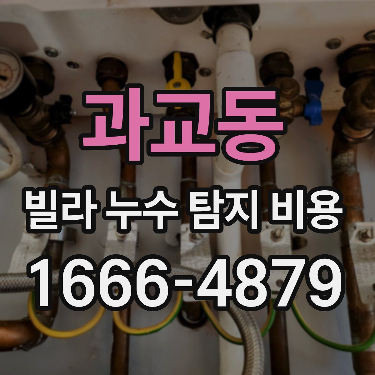 과교동 빌라 누수 탐지 비용
