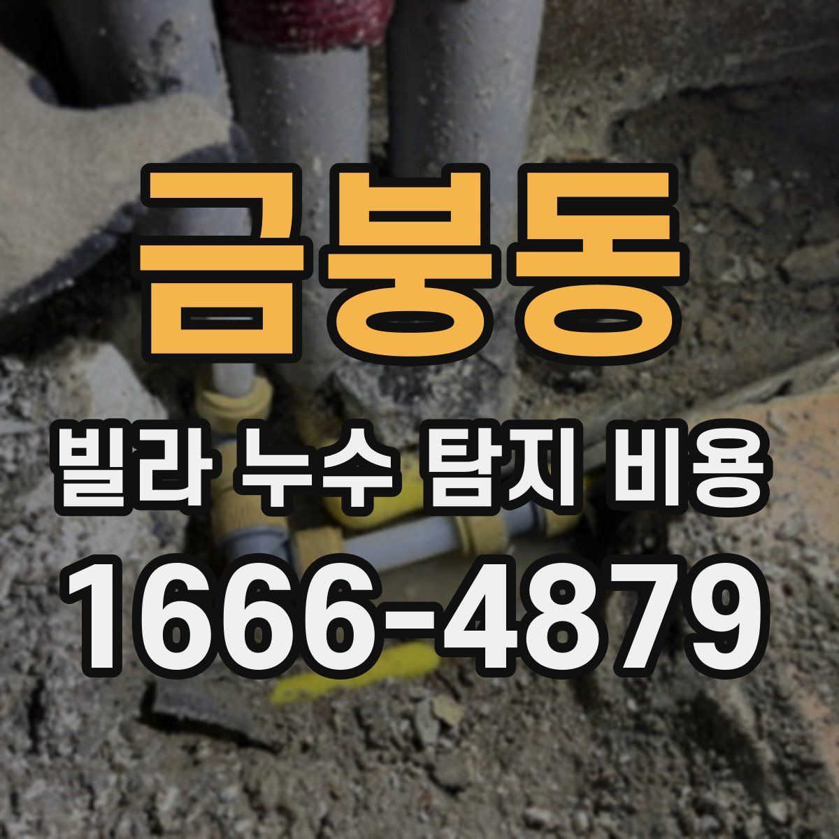금붕동 빌라 누수 탐지 비용