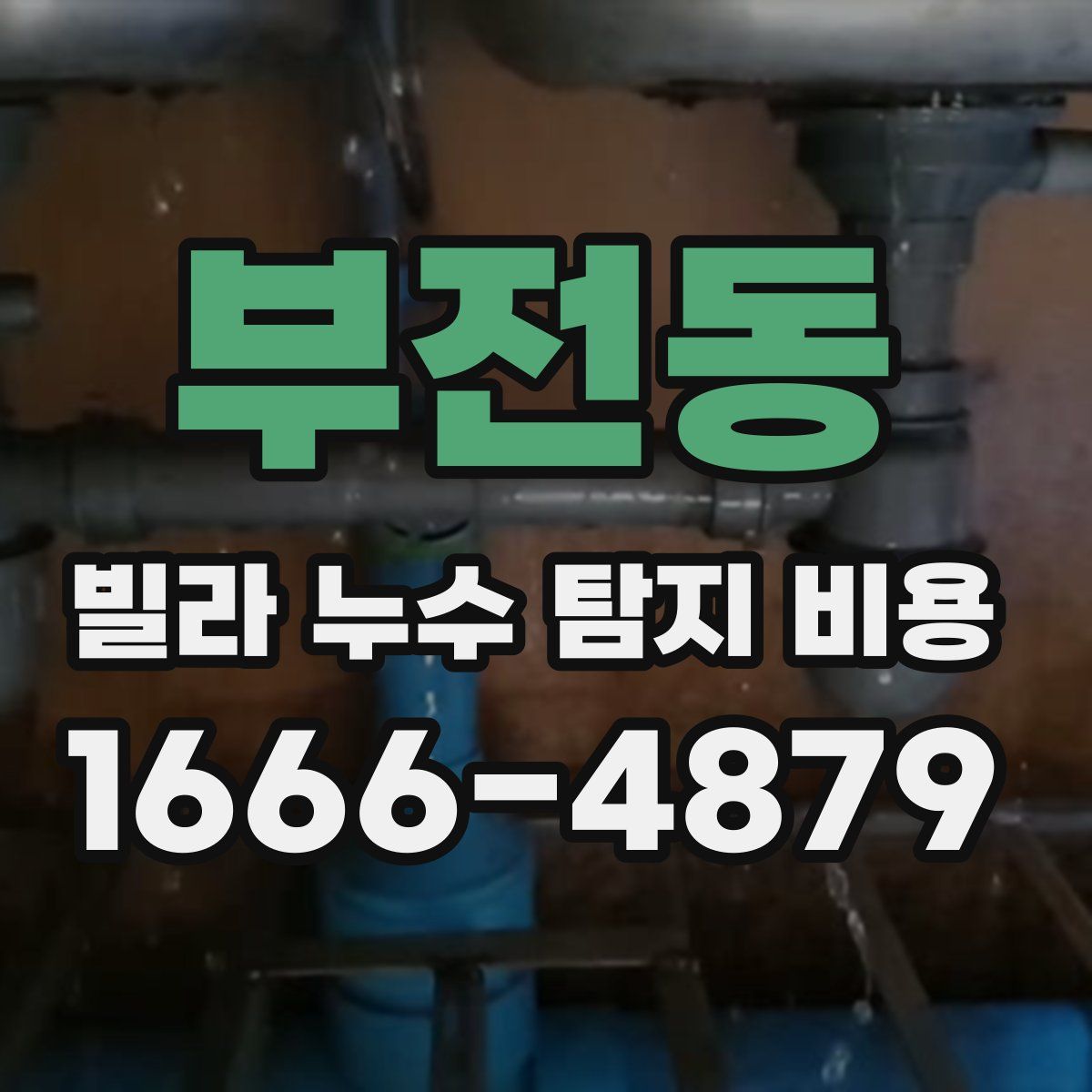 부전동 빌라 누수 탐지 비용