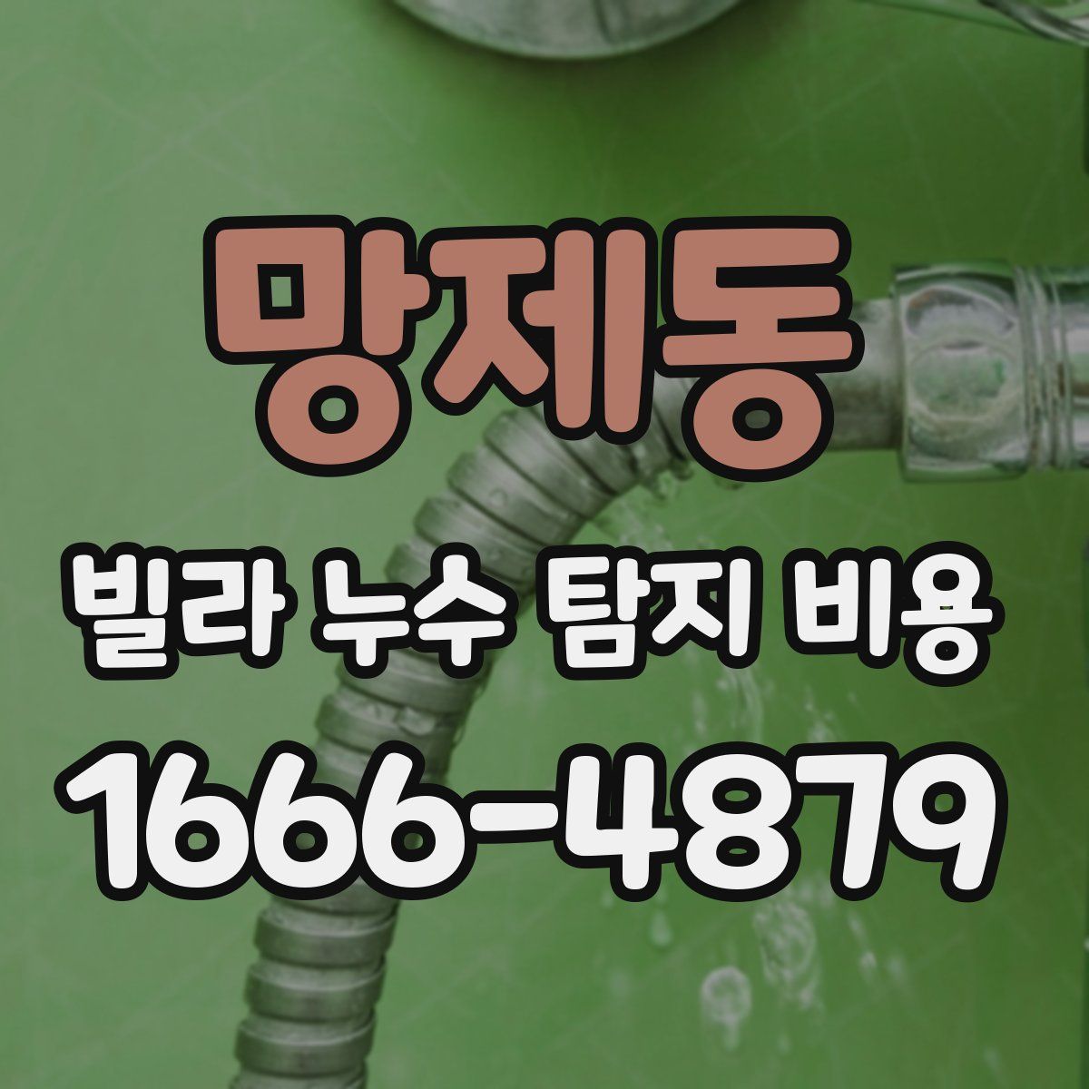 망제동 빌라 누수 탐지 비용