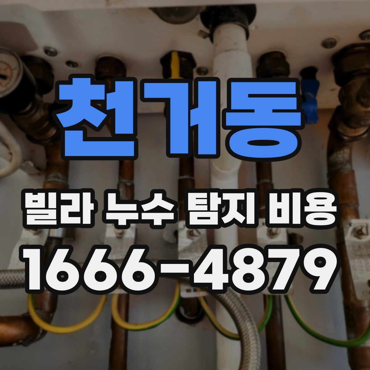 천거동 빌라 누수 탐지 비용