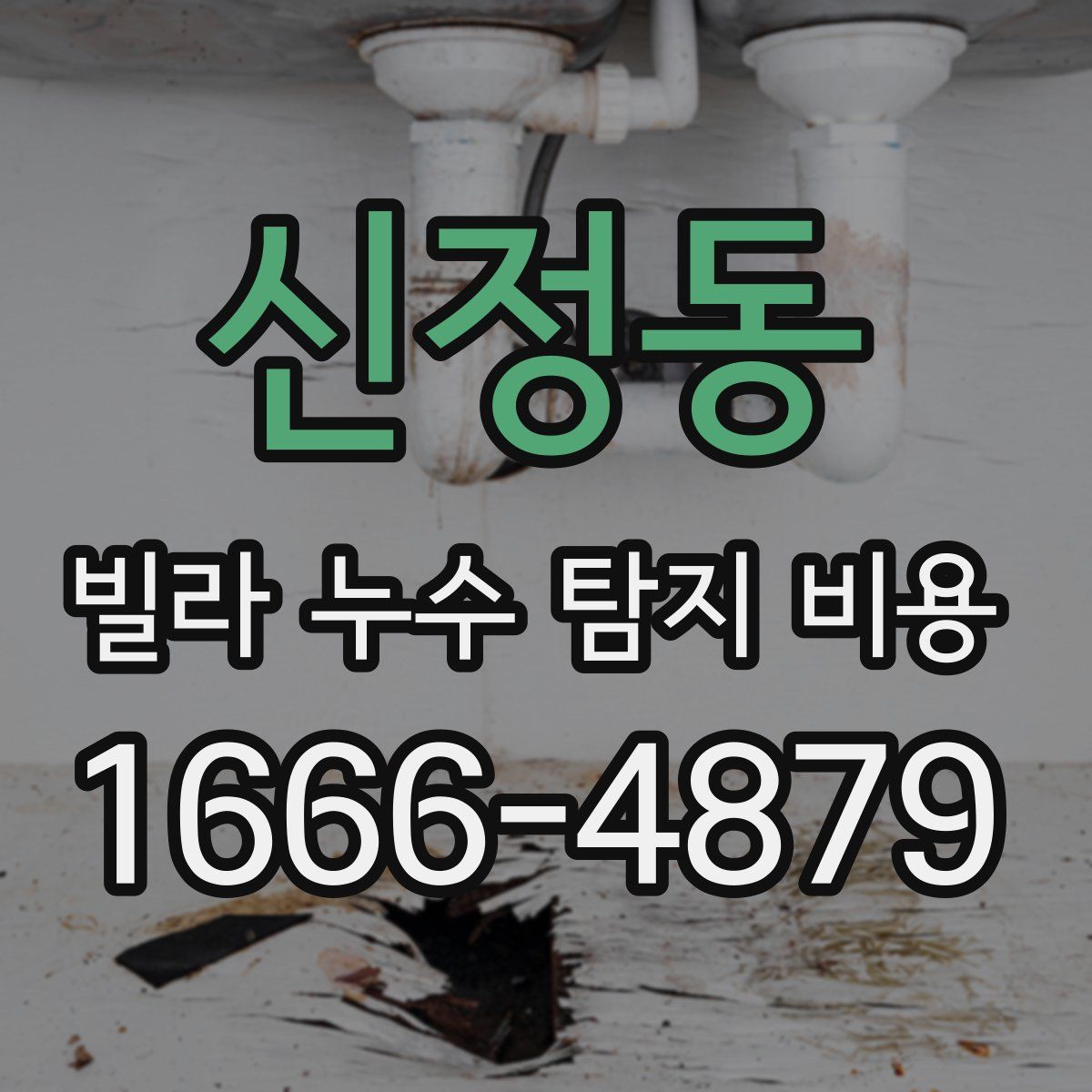 신정동 빌라 누수 탐지 비용