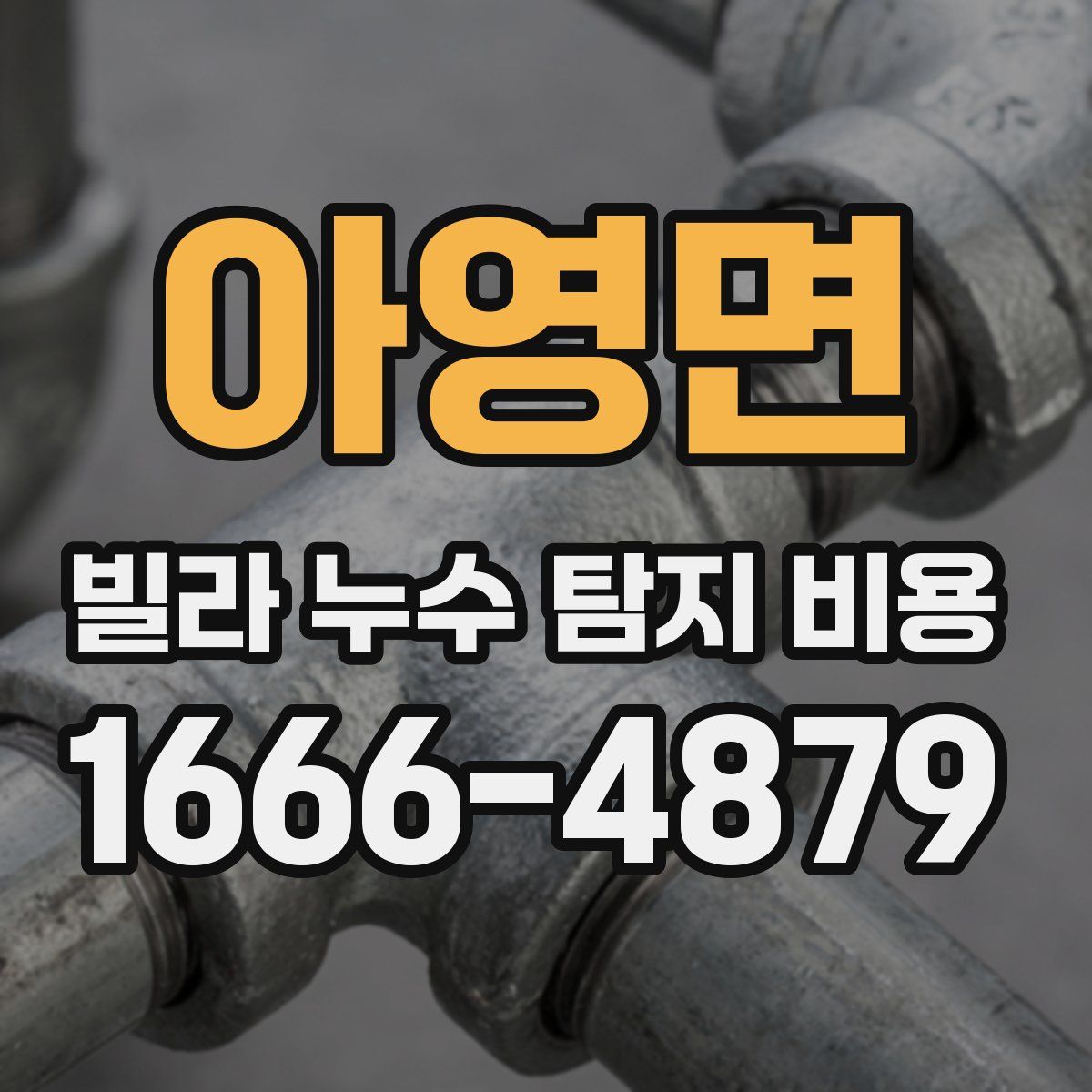 아영면 빌라 누수 탐지 비용