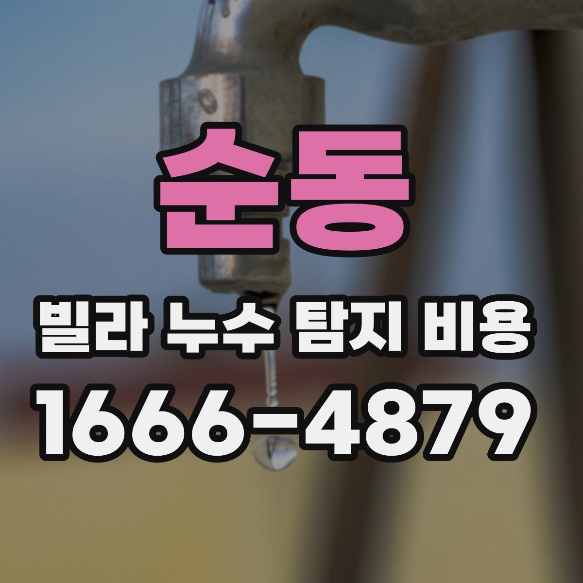 순동 빌라 누수 탐지 비용