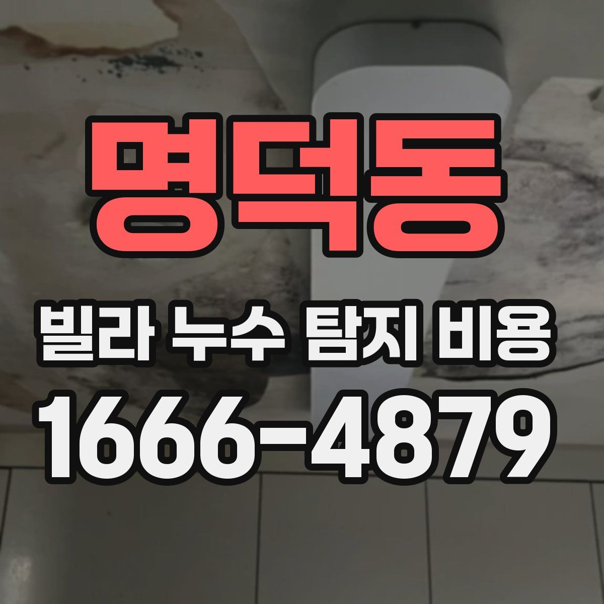 명덕동 빌라 누수 탐지 비용