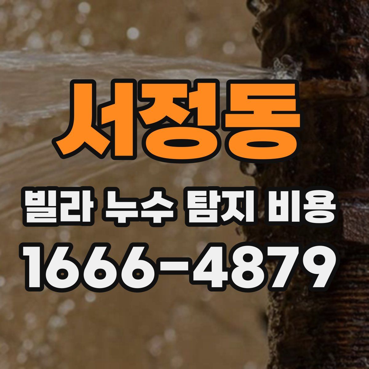 서정동 빌라 누수 탐지 비용