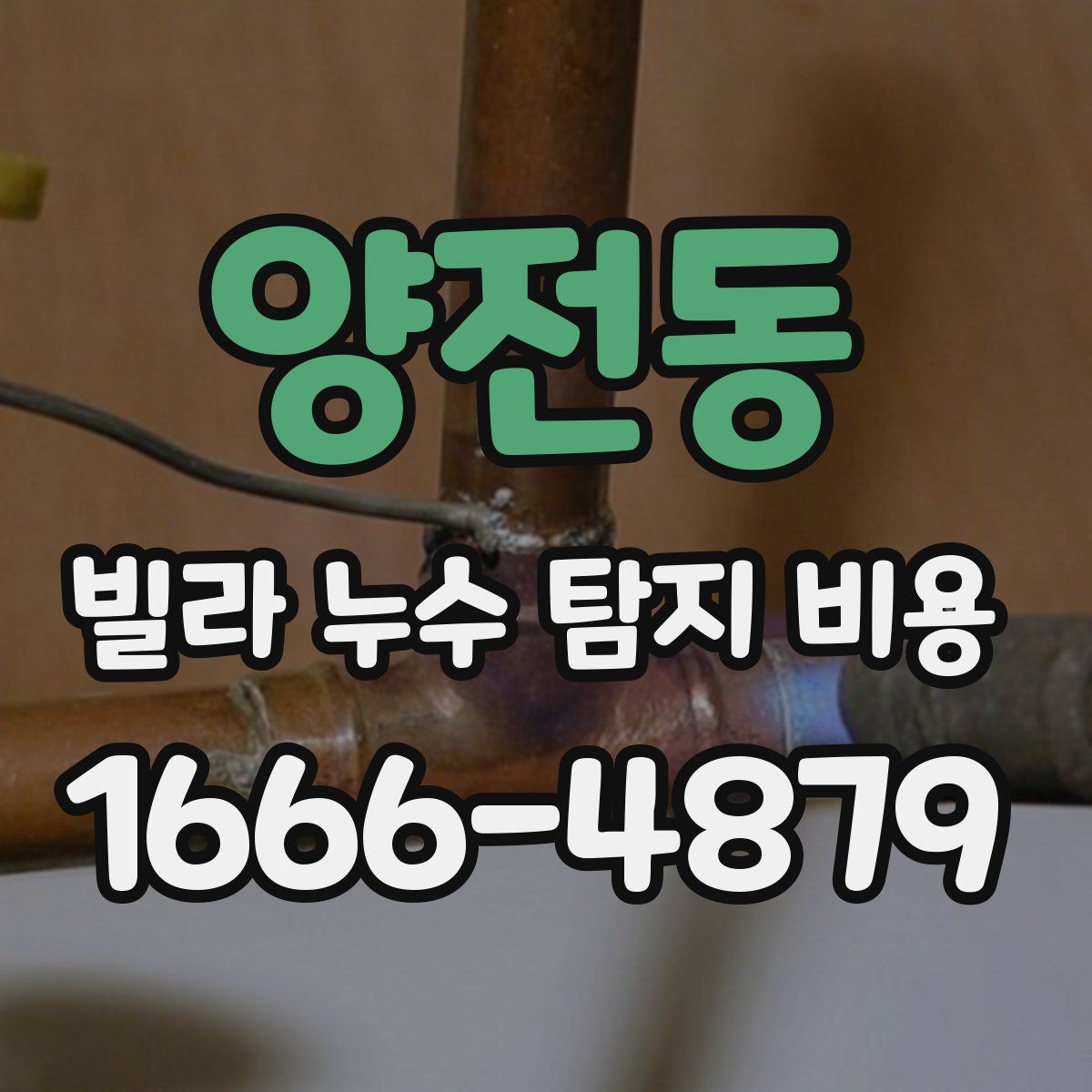 양전동 빌라 누수 탐지 비용