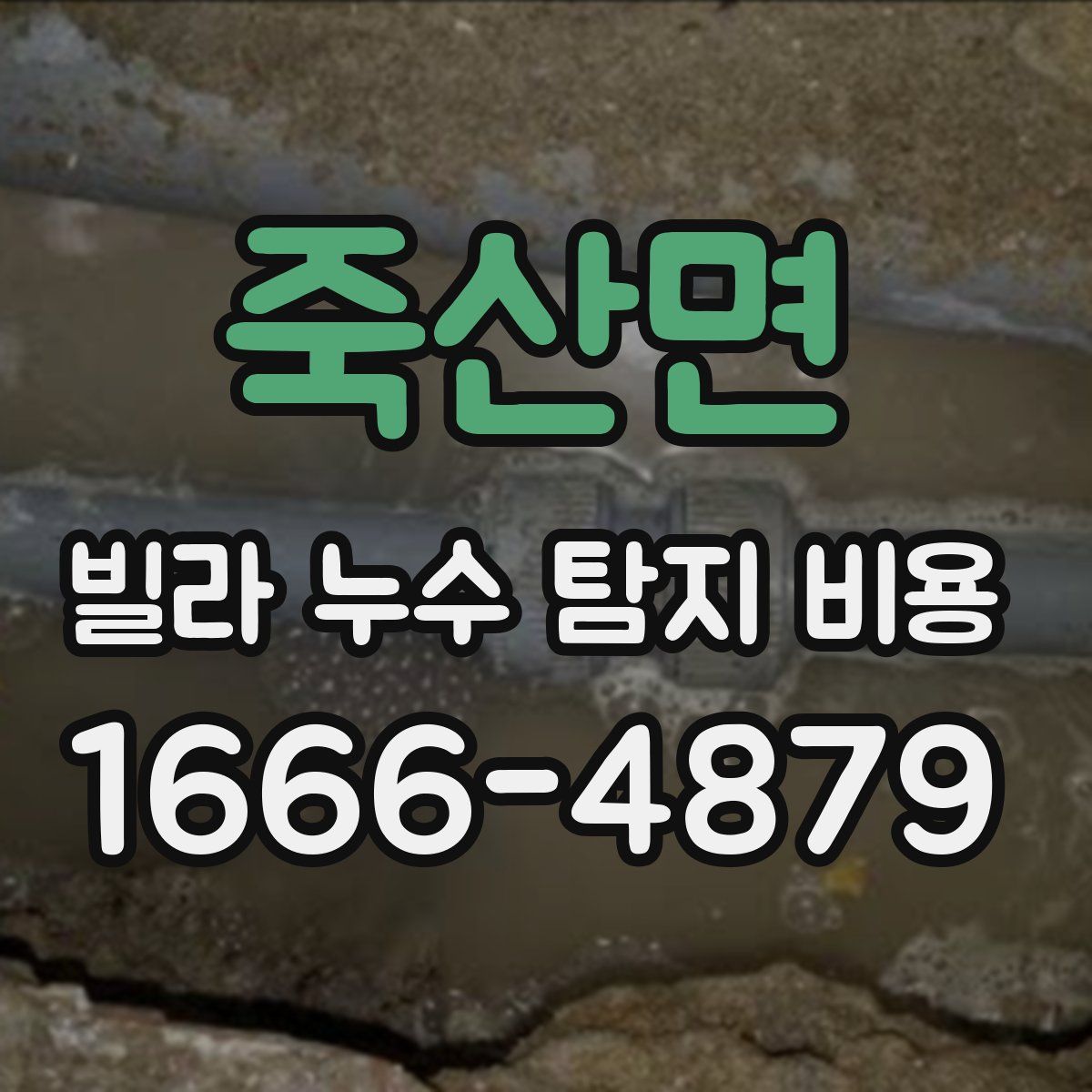 죽산면 빌라 누수 탐지 비용