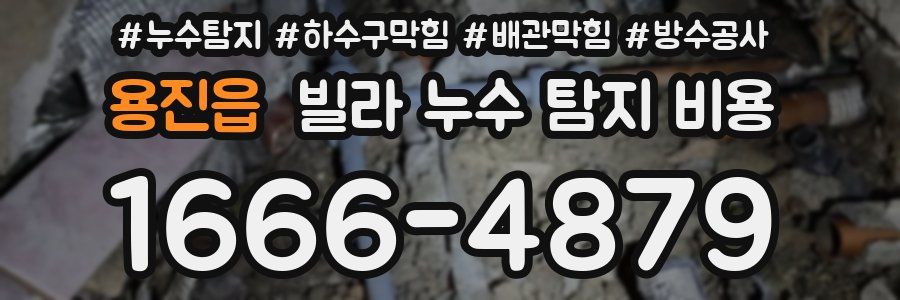 용진읍 빌라 누수 탐지 비용