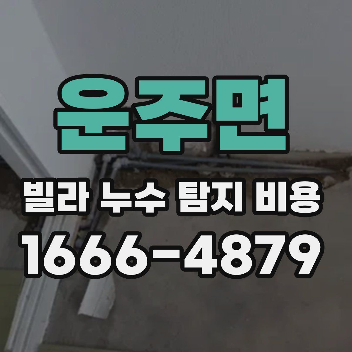 운주면 빌라 누수 탐지 비용