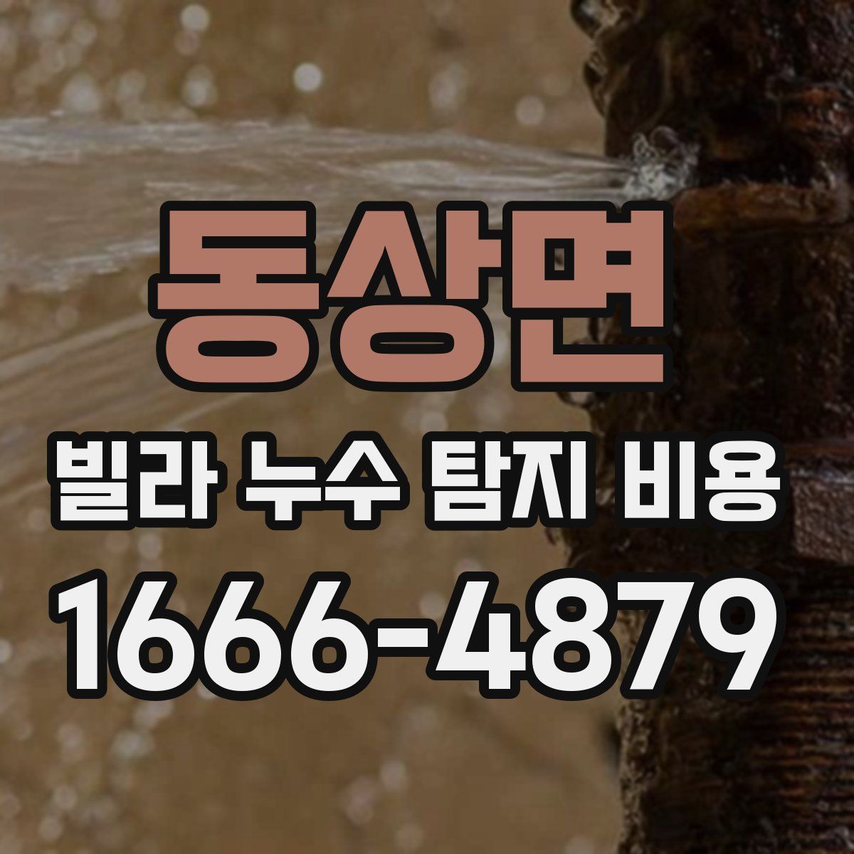 동상면 빌라 누수 탐지 비용