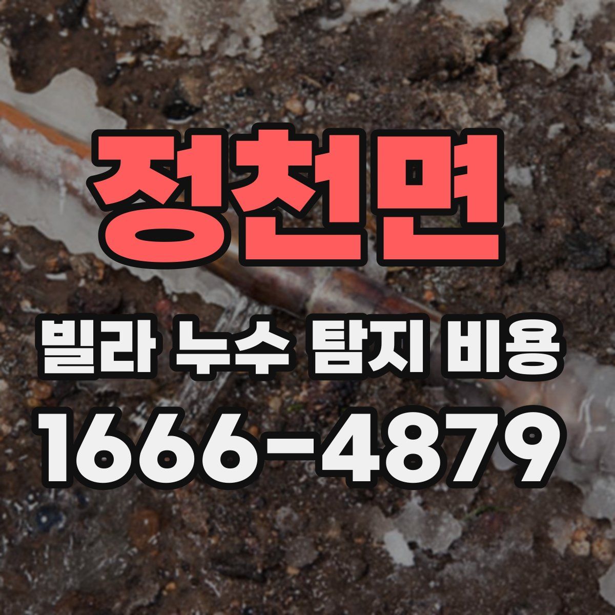 정천면 빌라 누수 탐지 비용