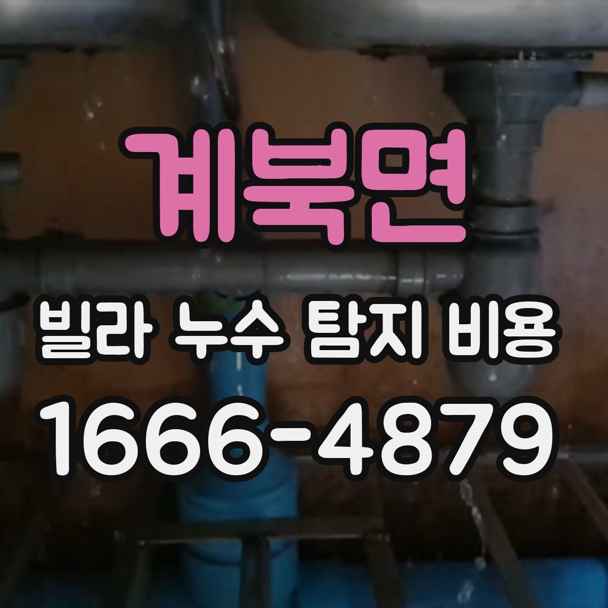 계북면 빌라 누수 탐지 비용