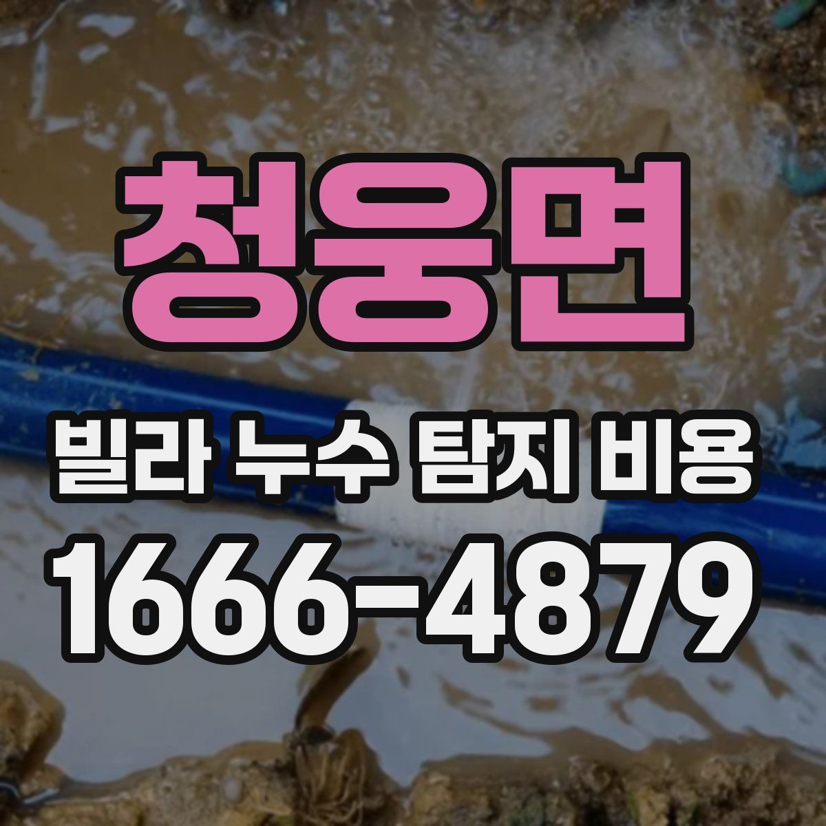 청웅면 빌라 누수 탐지 비용
