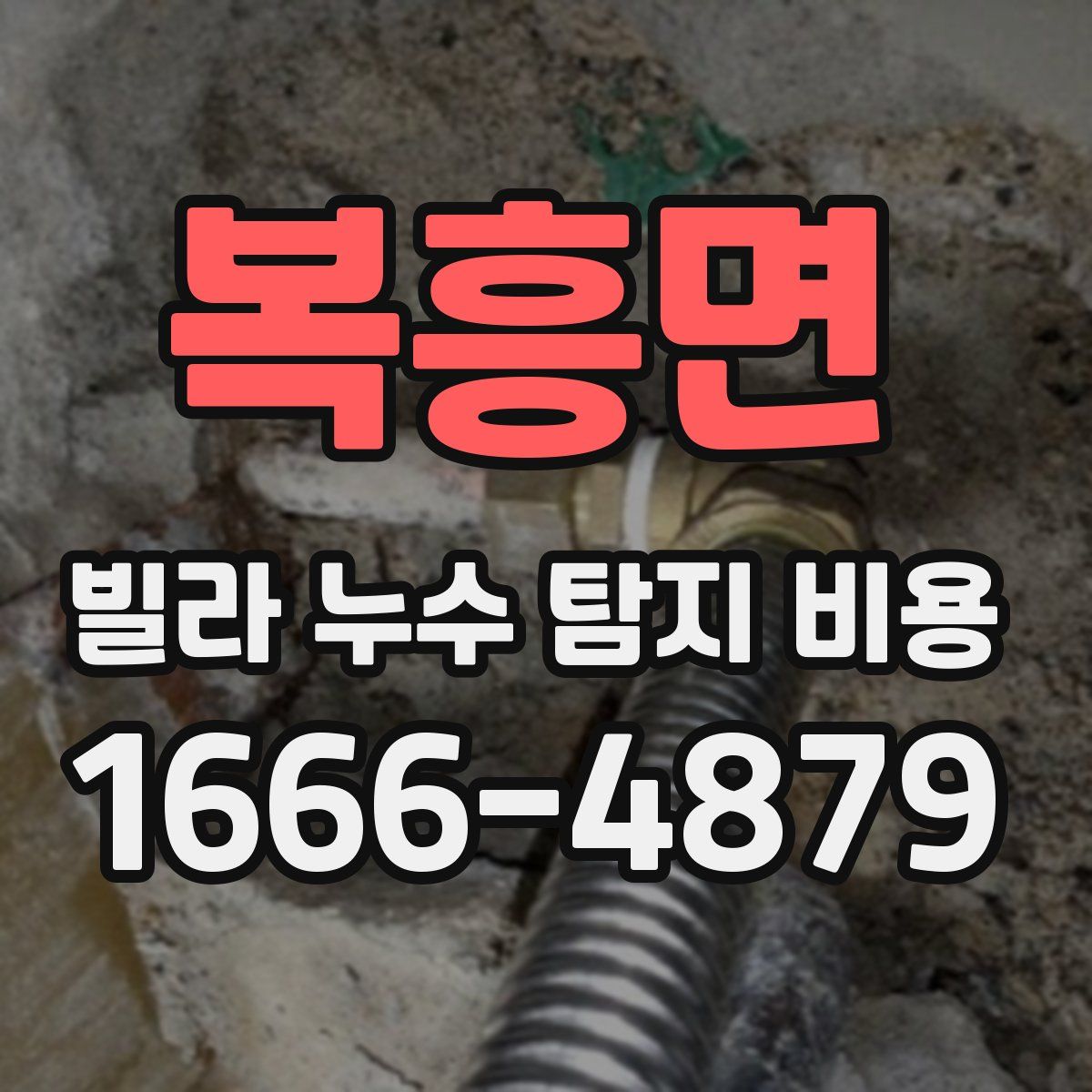 복흥면 빌라 누수 탐지 비용