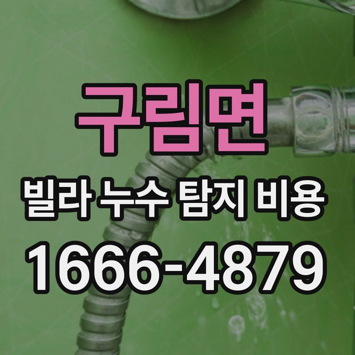 구림면 빌라 누수 탐지 비용