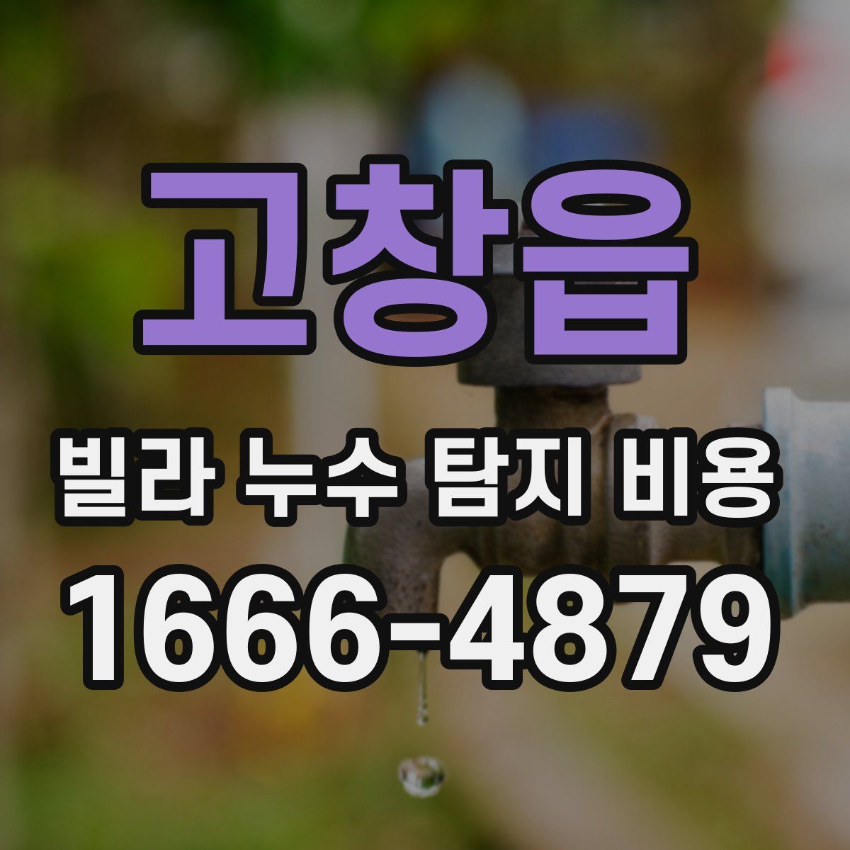 고창읍 빌라 누수 탐지 비용