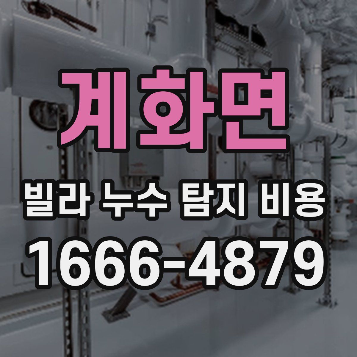 계화면 빌라 누수 탐지 비용