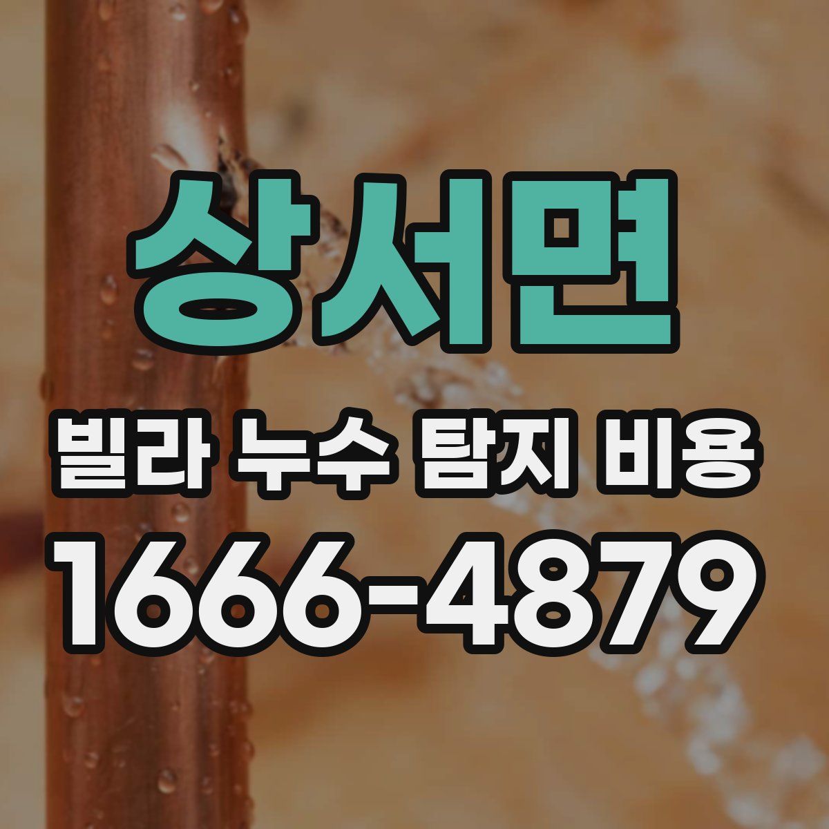 상서면 빌라 누수 탐지 비용