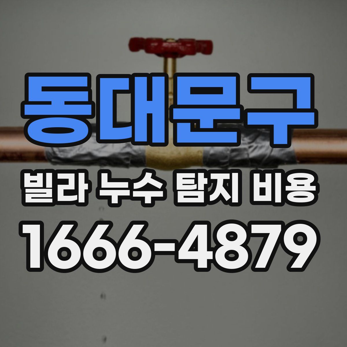 동대문구 빌라 누수 탐지 비용
