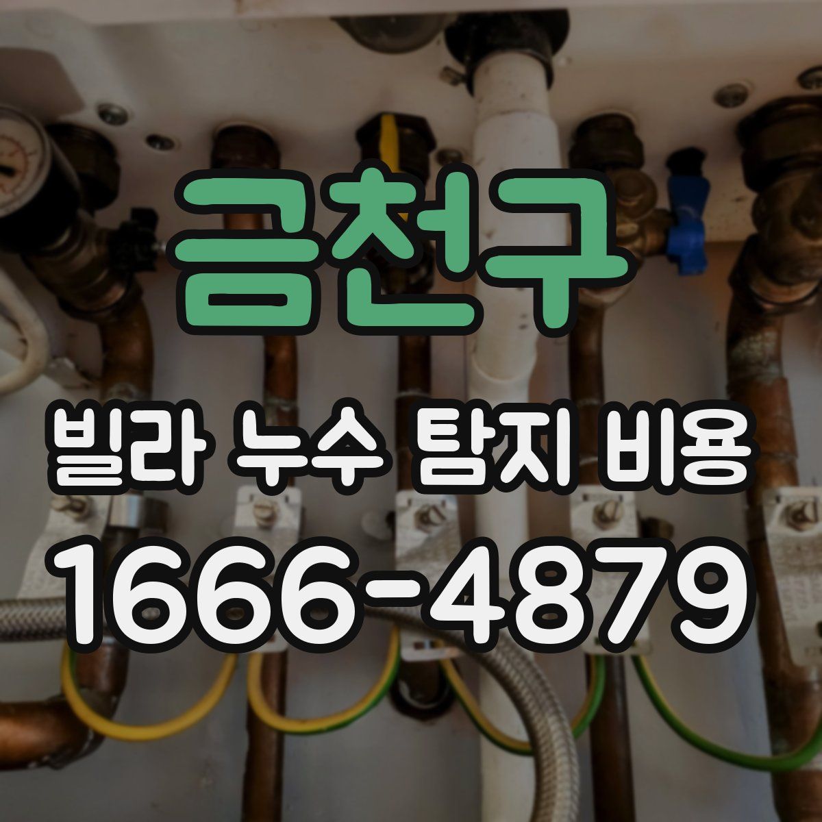 금천구 빌라 누수 탐지 비용