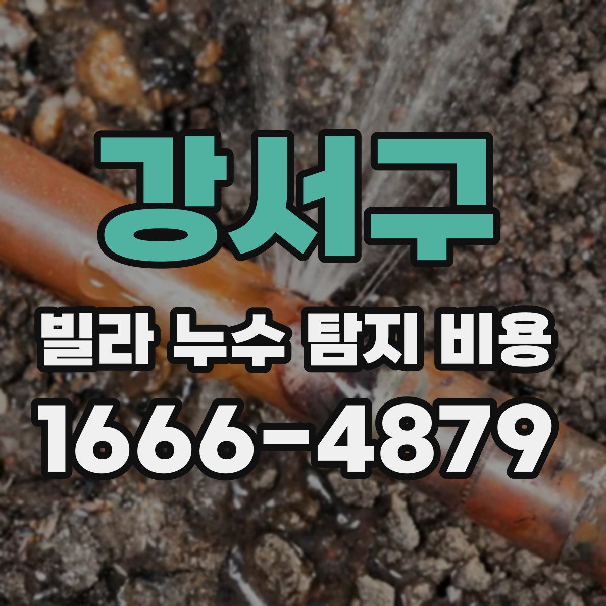 강서구 빌라 누수 탐지 비용