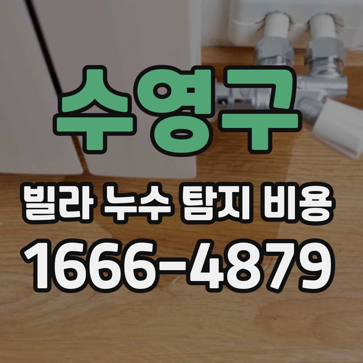 수영구 빌라 누수 탐지 비용