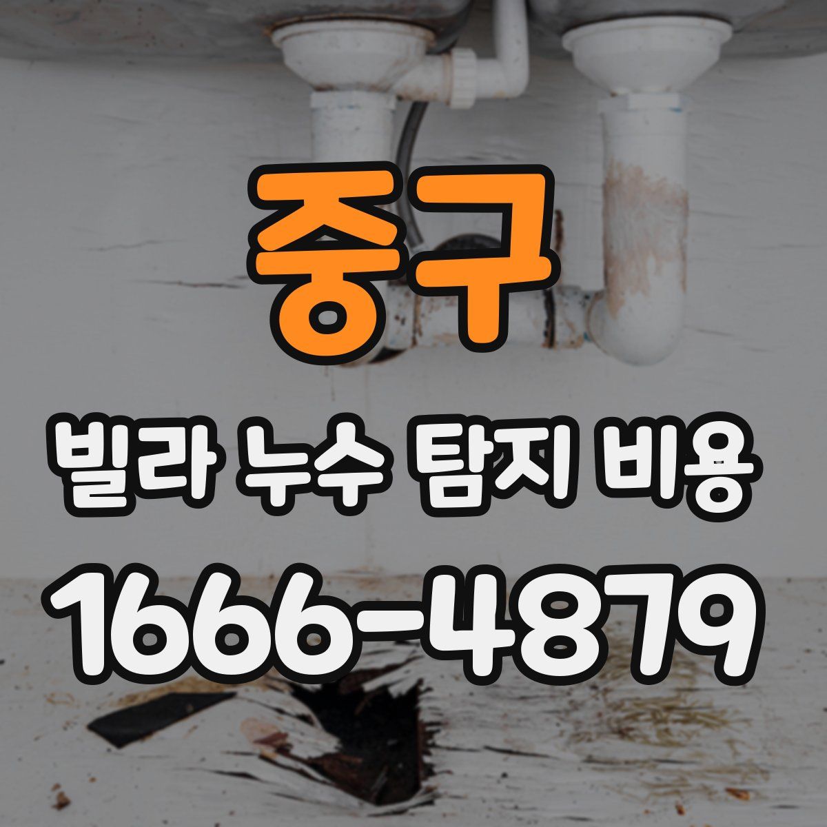 중구 빌라 누수 탐지 비용