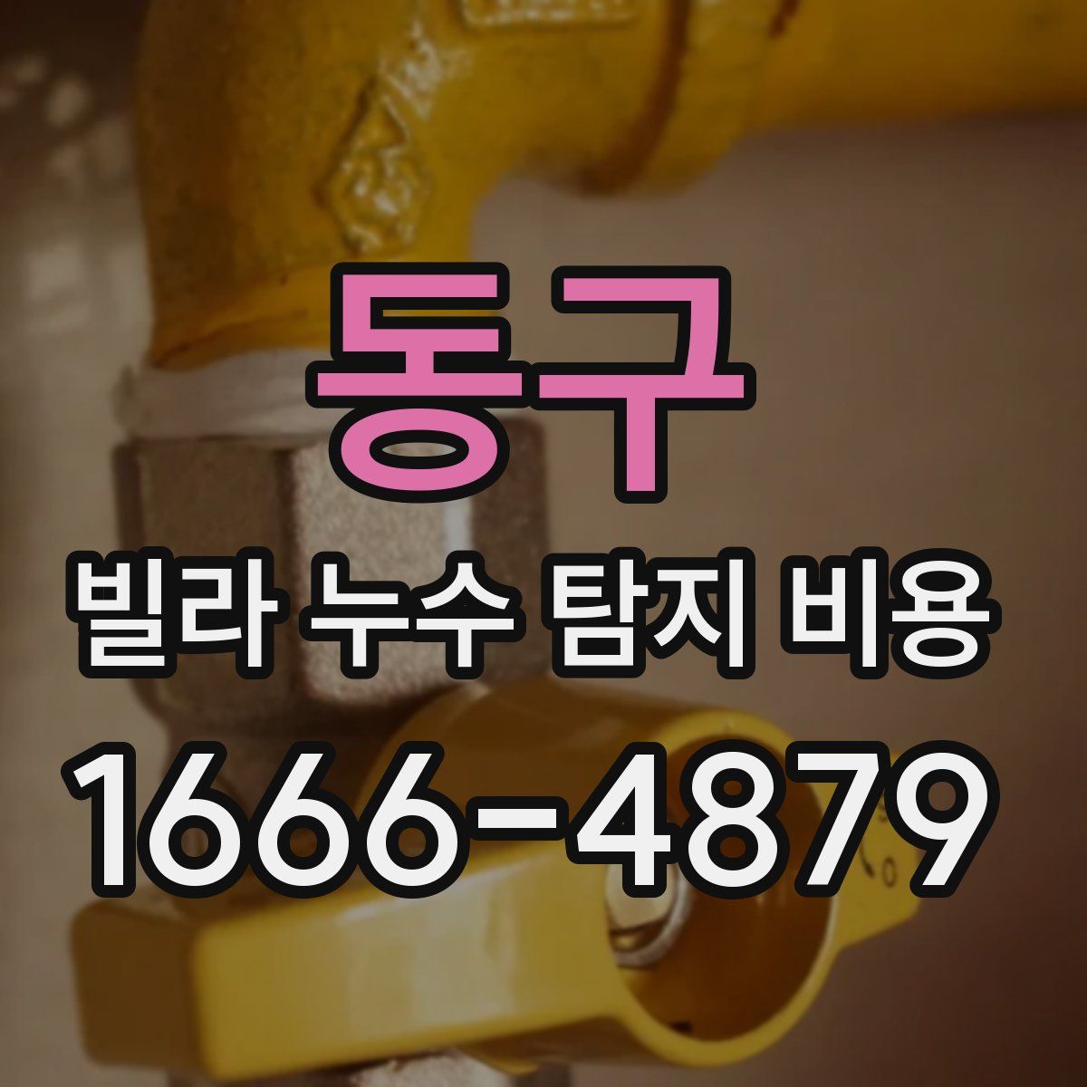 동구 빌라 누수 탐지 비용