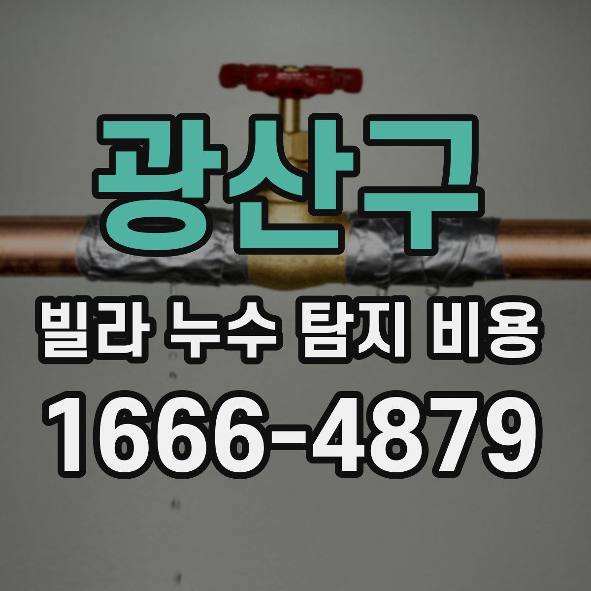 광산구 빌라 누수 탐지 비용