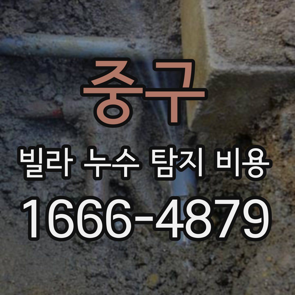 중구 빌라 누수 탐지 비용