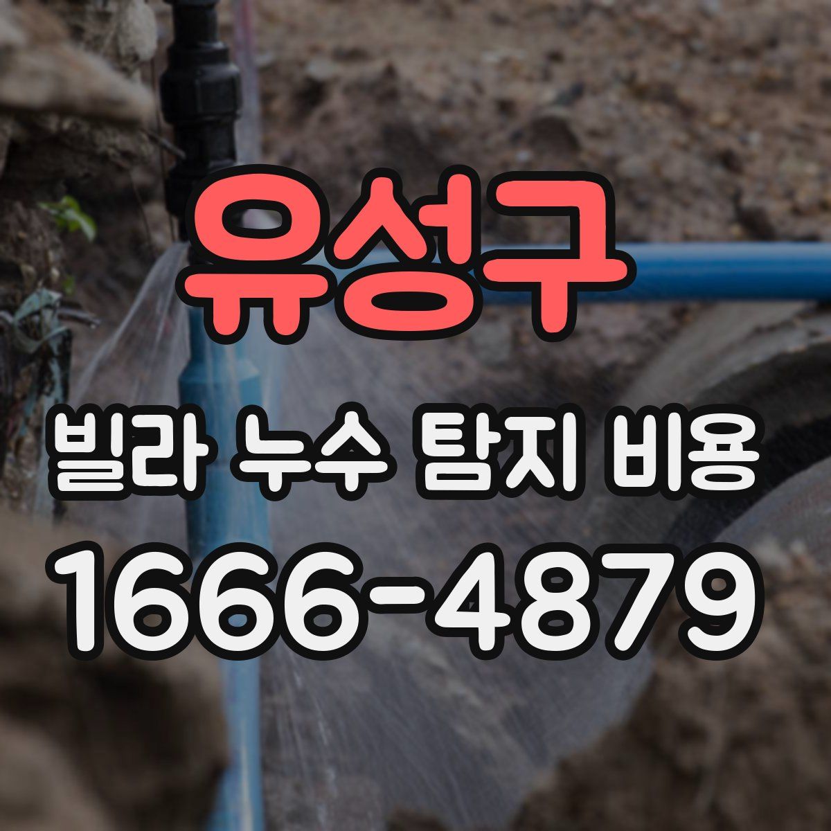 유성구 빌라 누수 탐지 비용