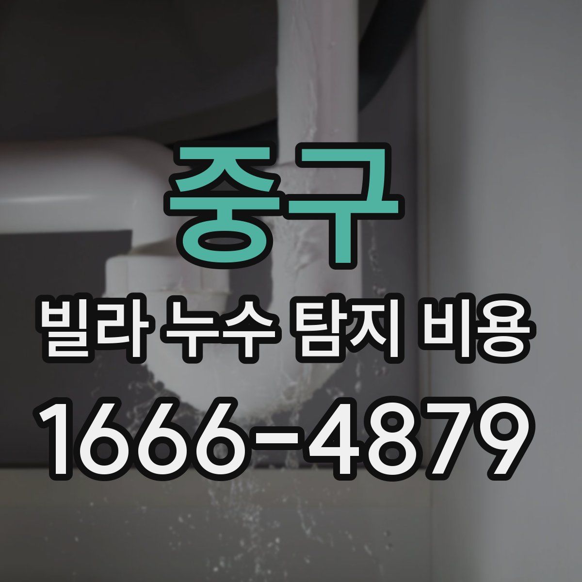 중구 빌라 누수 탐지 비용
