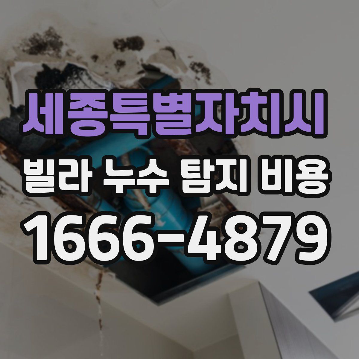세종특별자치시 빌라 누수 탐지 비용
