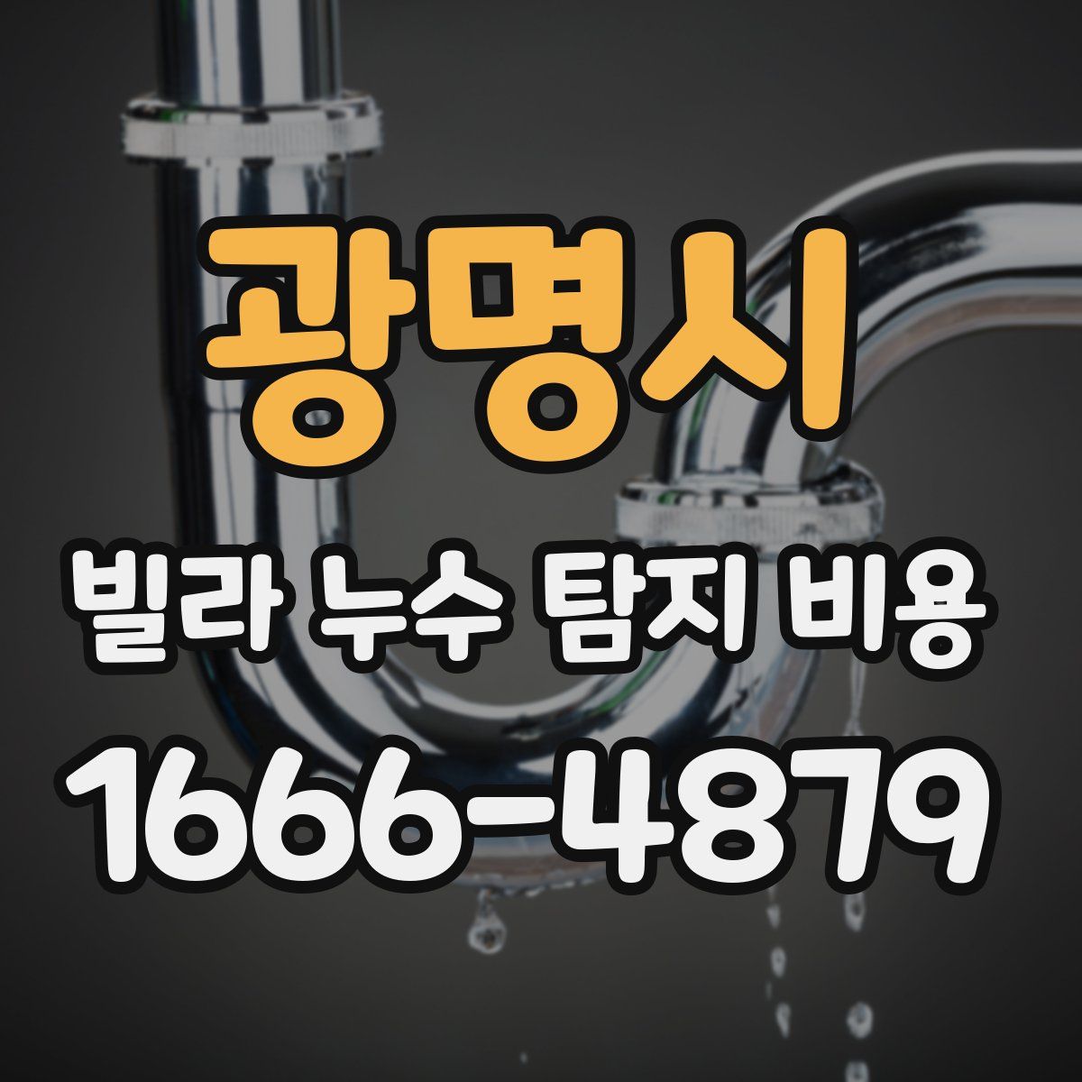 광명시 빌라 누수 탐지 비용