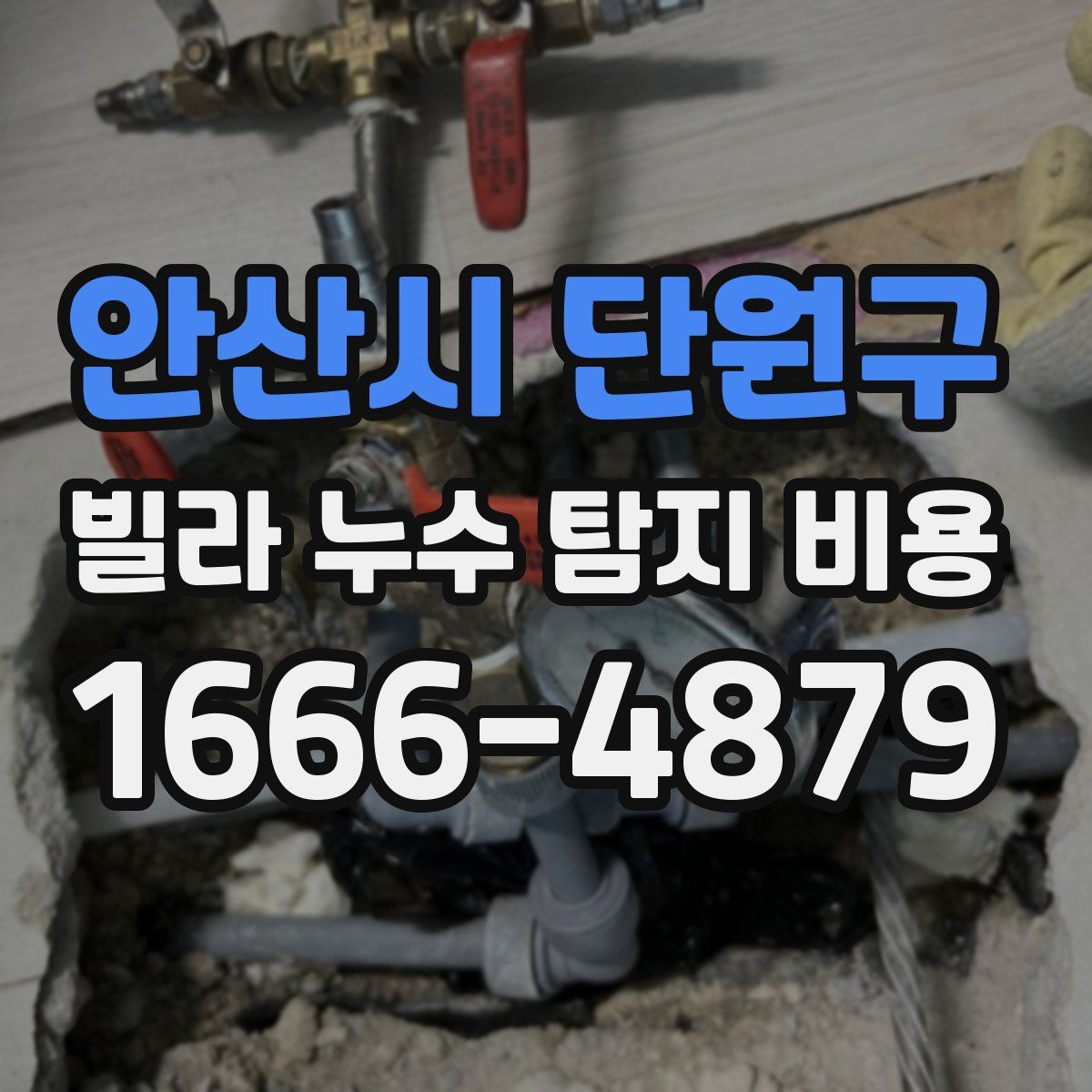 안산시 단원구 빌라 누수 탐지 비용