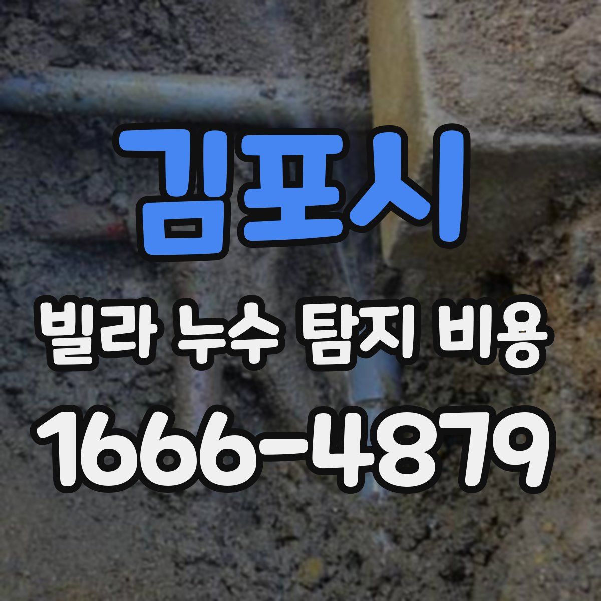 김포시 빌라 누수 탐지 비용