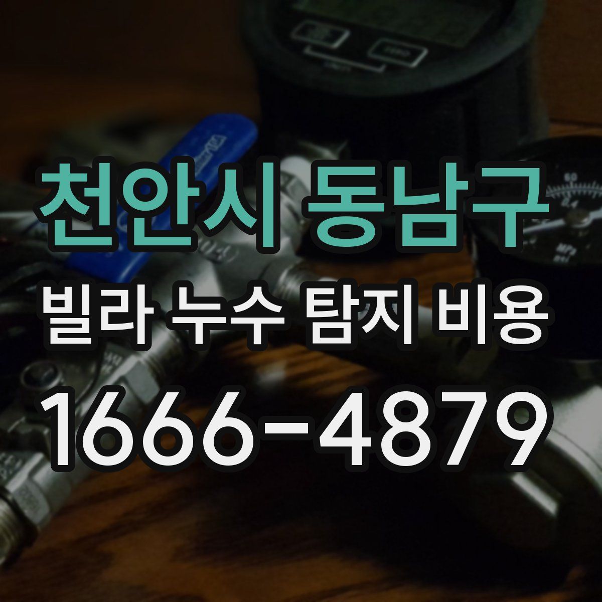 천안시 동남구 빌라 누수 탐지 비용