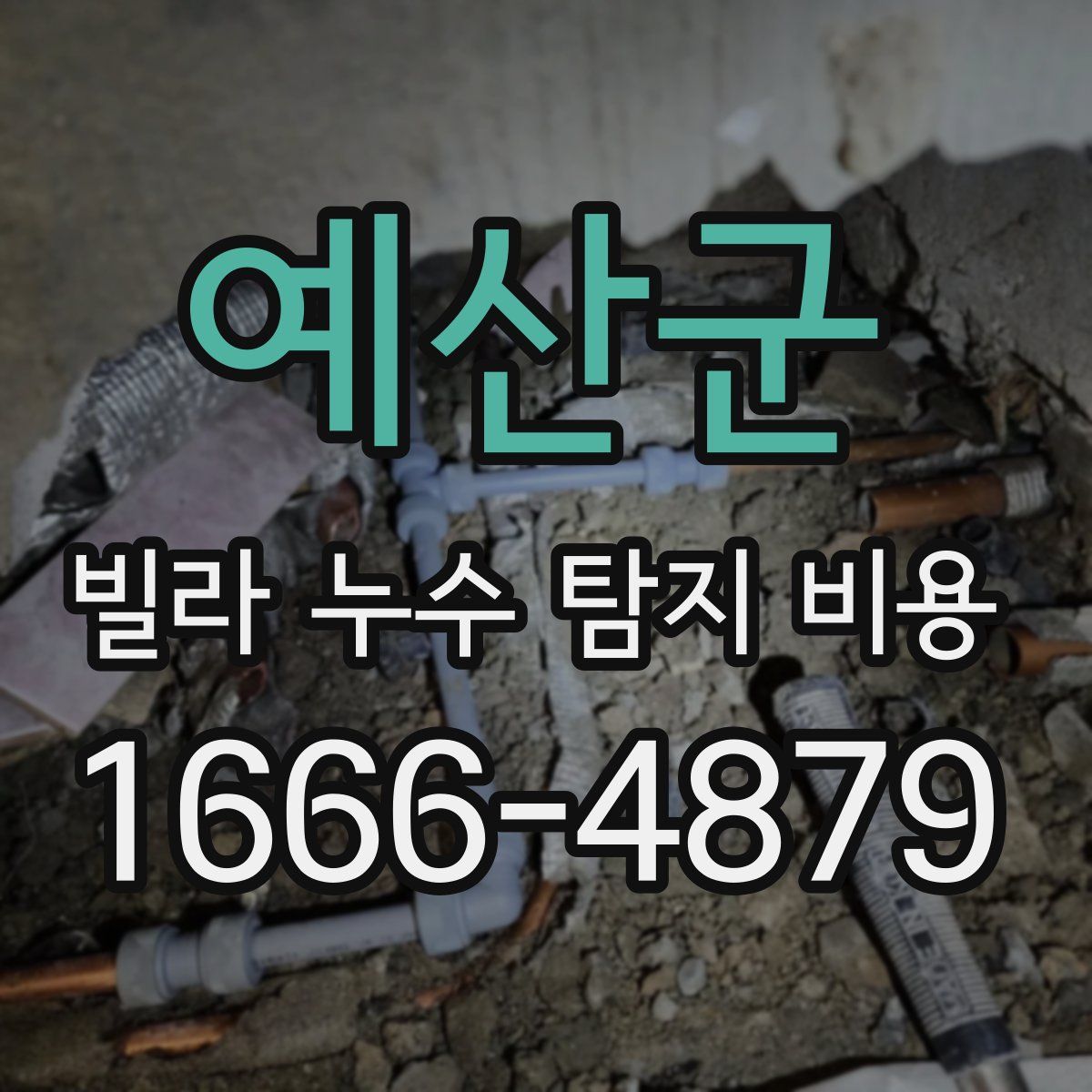 예산군 빌라 누수 탐지 비용