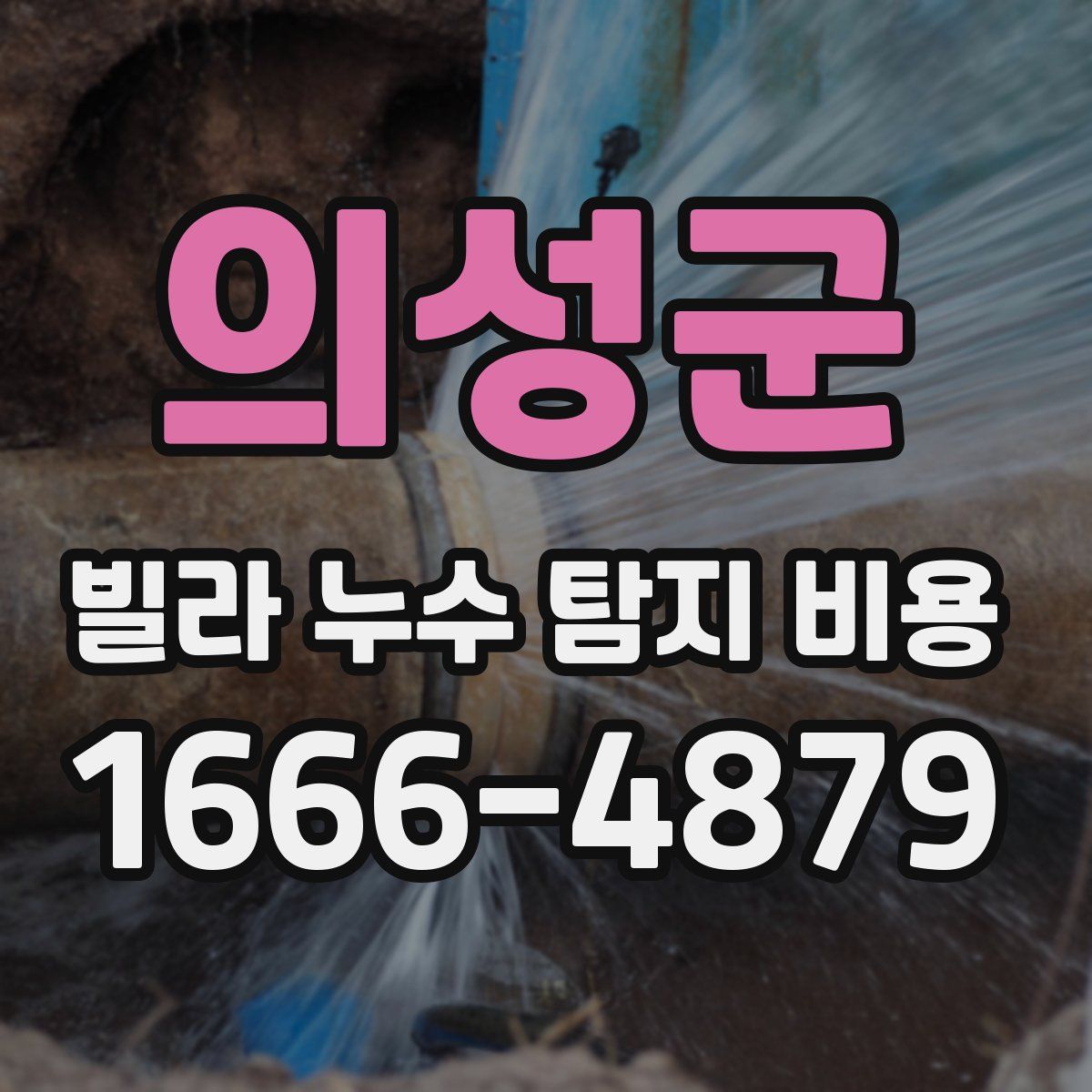 의성군 빌라 누수 탐지 비용
