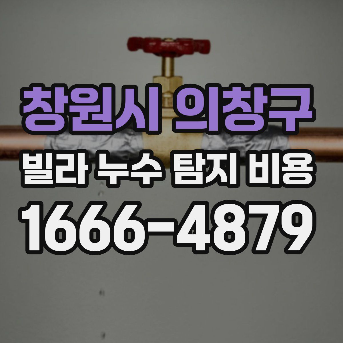 창원시 의창구 빌라 누수 탐지 비용