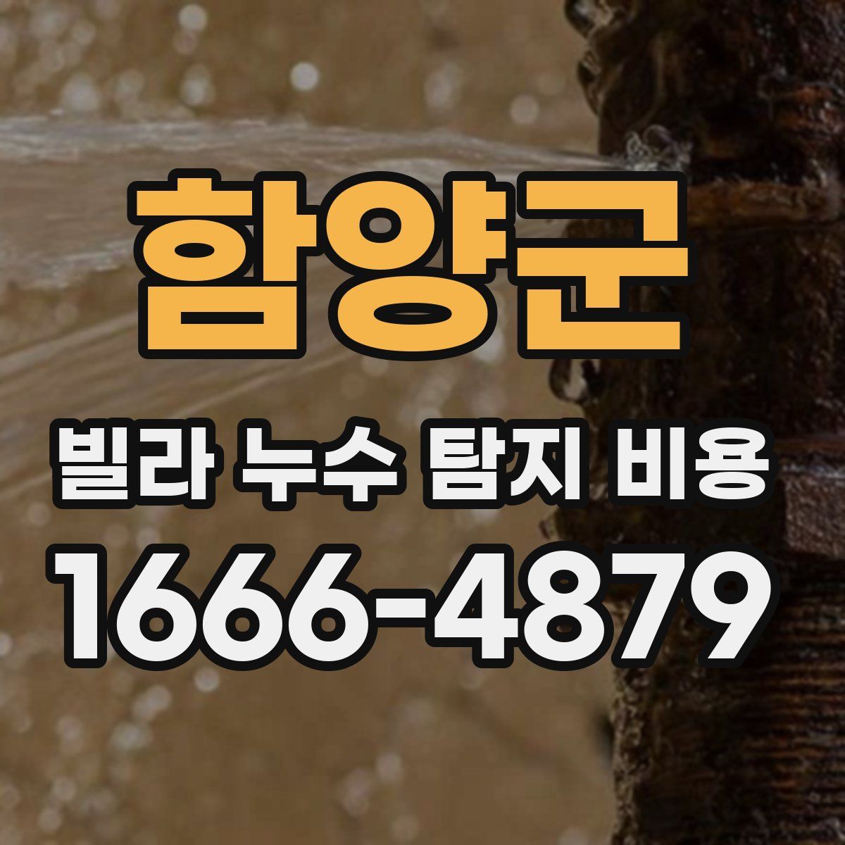 함양군 빌라 누수 탐지 비용