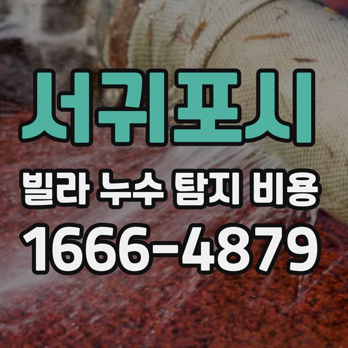 서귀포시 빌라 누수 탐지 비용