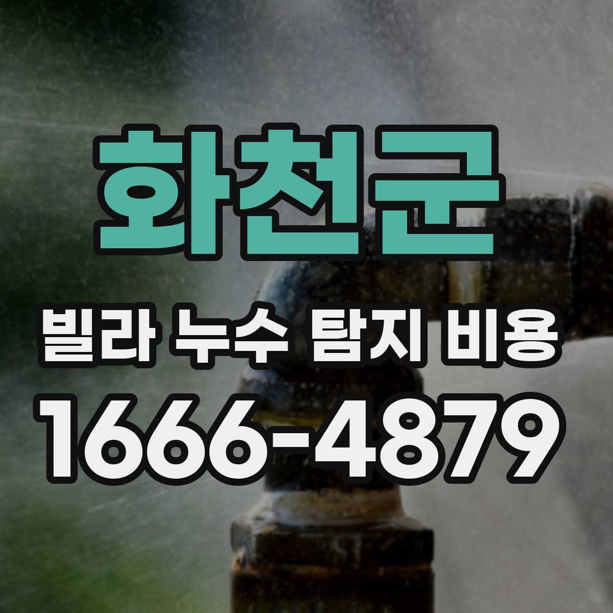 화천군 빌라 누수 탐지 비용