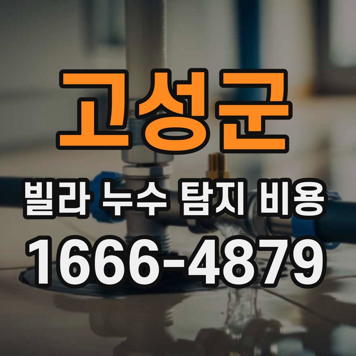 고성군 빌라 누수 탐지 비용